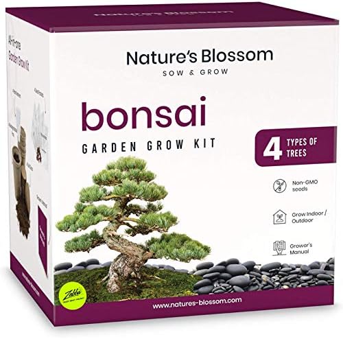 Nature's Blossom Bonsai Tree Seed Starter Kit