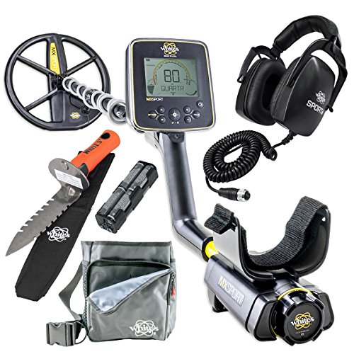 Whites MX Sport Waterproof Detector Diggers Special w/ DigMaster & Utility Pouch