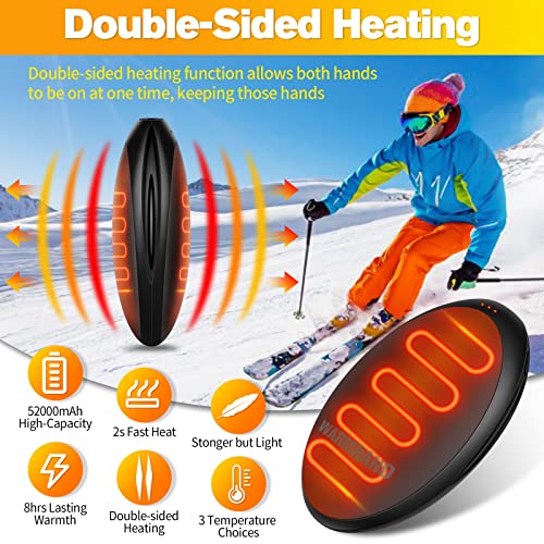 Electric Hand Warmers Rechargeable, Handwarmers USB Camping Hand Warmer