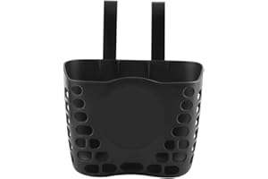 EKDJKK Children’s Bicycle Basket Front Basket Bike Basket for Boys Girls Kids, Bicycle Handlebar Kids Bike Basket Solid Strong Load Practical Outdoor Cycling (Black)