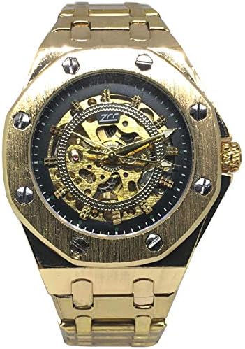 Eremiti Jewels Automatic Stainless Steel Mechanical Watch Unisex Men’s Women’s Rubber Strap Anti-Sweat Wrist Movement Maserati Model