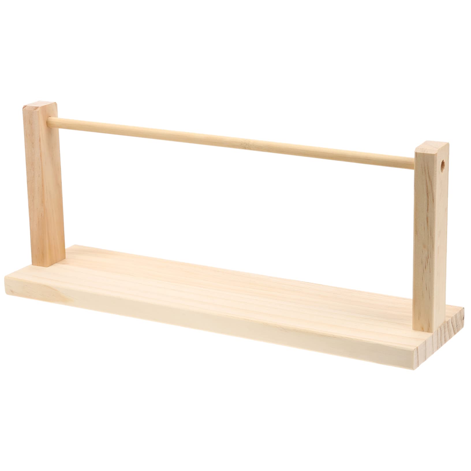 CORHAD Wooden Ribbon Organizer Rack Craft Ribbon Storage Holder for Spools and Stylish and Practical Ribbon Display Stand Ideal for Crafting and Projects