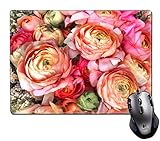 MSD Natural Rubber Gaming Mousepad Bouquet of pink