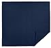 Amazon Brand – Pinzon 160-Gram Pinstripe Flannel Cotton Duvet Cover, Full / Queen, Navy Pinstripe