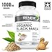 Organic Black Maca Dietary Supplement - Vegan, No GMO & USDA Certified – 1000mg of Gelatinized Peruvian Black Maca Root Powder per Capsule Supports Sexual Health, Fertility & Increase Energy Levels
