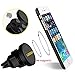 Car Phone Holder,Leeioo Magnetic Air Vent Phone Holder Universal Car Mount With 360 Degree Rotation for Smartphone (Black magentic car mount)