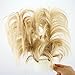 MERRYLIGHT Twirl Ups Curly Hair Piece Messy Hair Bun Ponytail Extension (Honey Blonde-227/863)