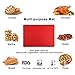 Wolecok Silicone Baking Mat, Set of 2 Cooking Pan Oven Tray Baking Sheet Pastry Mat 16