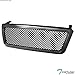 Topline Autopart Matte Black Mesh Front Hood Bumper Grill Grille ABS For 04-08 Ford F150