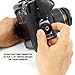 USA GEAR DualGRIP Professional Grip Camera Wrist Hand Strap with Neoprene Design and Metal Plate - Compatible with Canon, Fujifilm, Nikon, Sony, and more DSLR, Mirrorless, Point & Shoot Camera (Black)