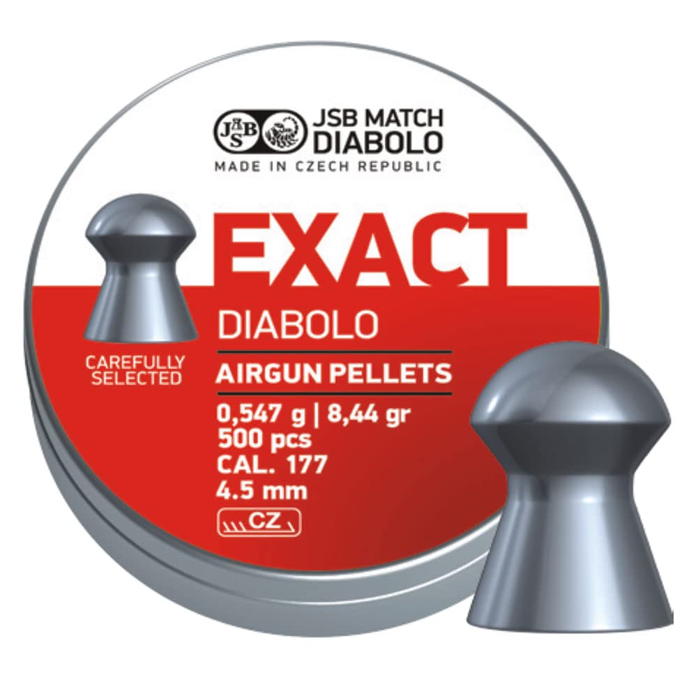 Photo 1 of JSB Match Diabolo Exact .177 Cal, 8.44 Grains, Domed, 500ct, 4.53mm