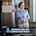 Smart Magnetic Dry Erase Calendar - Refrigerator Whiteboard Monthly Planner Will Organize Your Life to a Tee – 17” x 11” Board for Fridge, Eraser, 3 Markers – Bonus 3 Magnetic Photo Frames – by RBSD