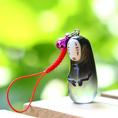 My Neighbor Totoro Princess Mononoke Action Figures No Face Pendant Resin Gardening Accessories Ornaments (A02)