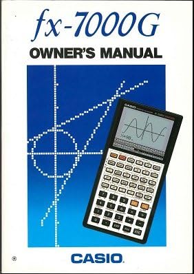 Fx-7000g Owner's Manual Paperback