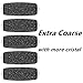 5 Extra Coarse Replacement Roller Refill Heads Compatible With Amope Pedi Electronic Foot File with Diamond Crystals