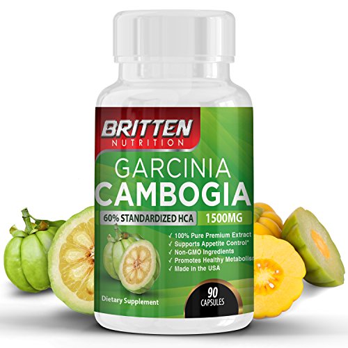 Ultra Strong Garcinia Cambogia | 100% Pure Garcinia Cambogia Extract with HCA | 90 Capsules | Appetite Suppressant For Men and Women