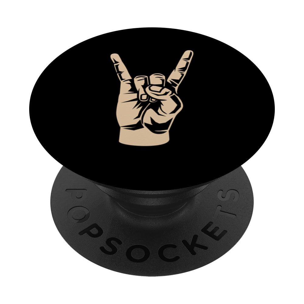Rock n Roll Hand PopSockets Adhesive PopGrip