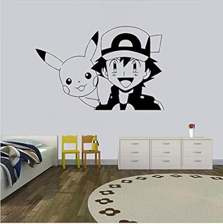 Asd137588 Pokemon Pikachu Anime Manga Vinyle Sticker Dessin
