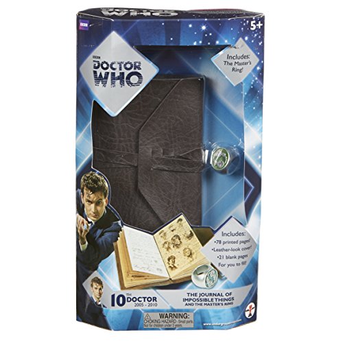 Underground Toys Doctor Who Journal of Impossible Things Action Figure with Masters Ring