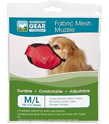 Amazon.com : Guardian Gear Cordura Nylon Fabric Mesh Dog Muzzle