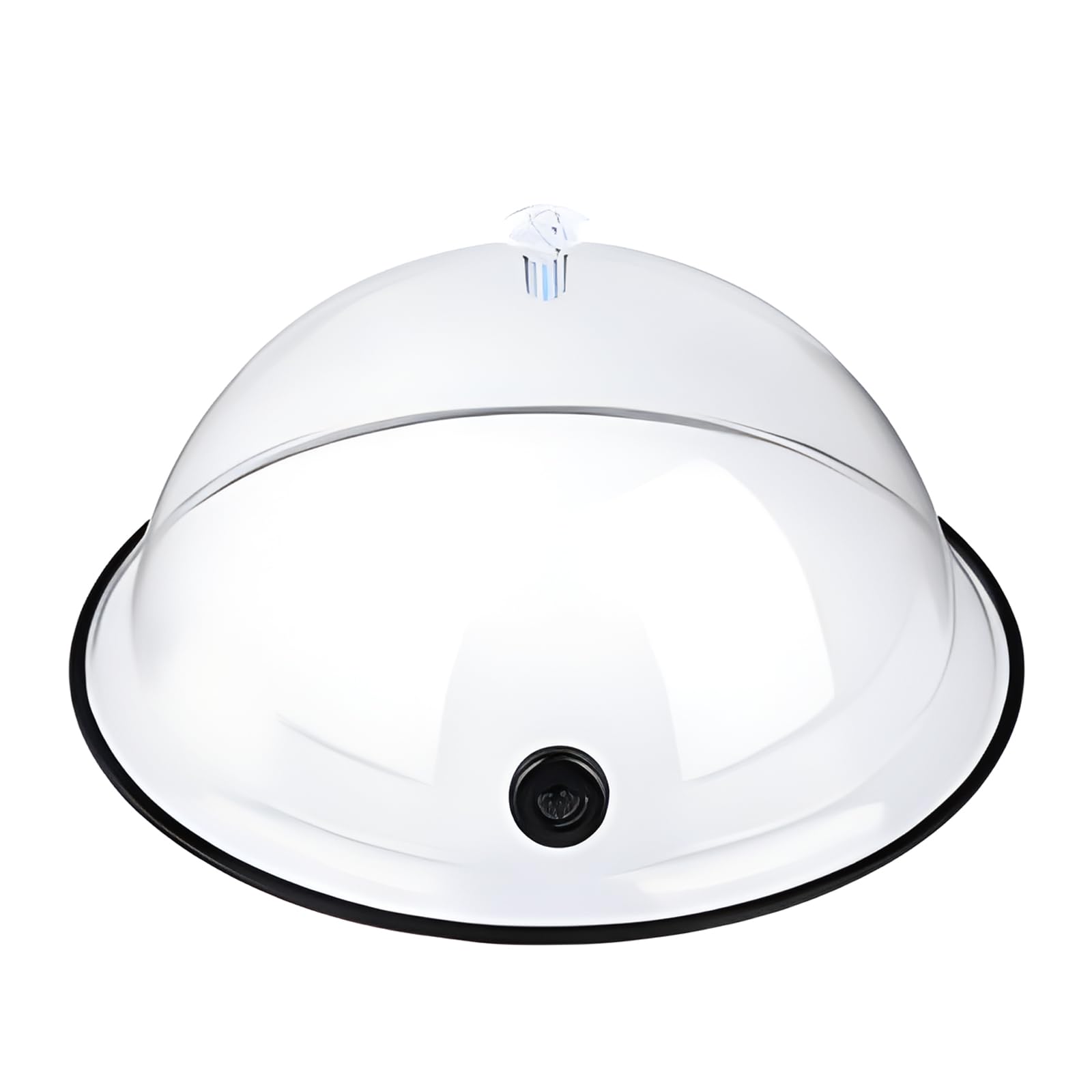 TMKEFFC Smoking Cloche Dome Cover 10 inch Lid for Smoke Infuser, Version 1, Specialized Accessory for Smoker Gun Smoking Infusion Plates, Bowls and Glasses, Transparent