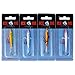 Goture Ice Fishing Jigs Tungsten Kit with Carbon Steel Hooks in Tackle Box, Winter Ice Fishing Lures for Bass, Pike, Trout, Walleye, Crappie, Panfish
