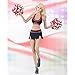 MonkeyJack 1:6 Outfits Cheerleading Uniform Set for Hot Toys Phicen Female Action Figure Black