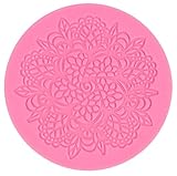 C-Pioneer Silicone Lace Fondant Mat Mold Sugar Candy Cake Decorating Mould Baking Tool