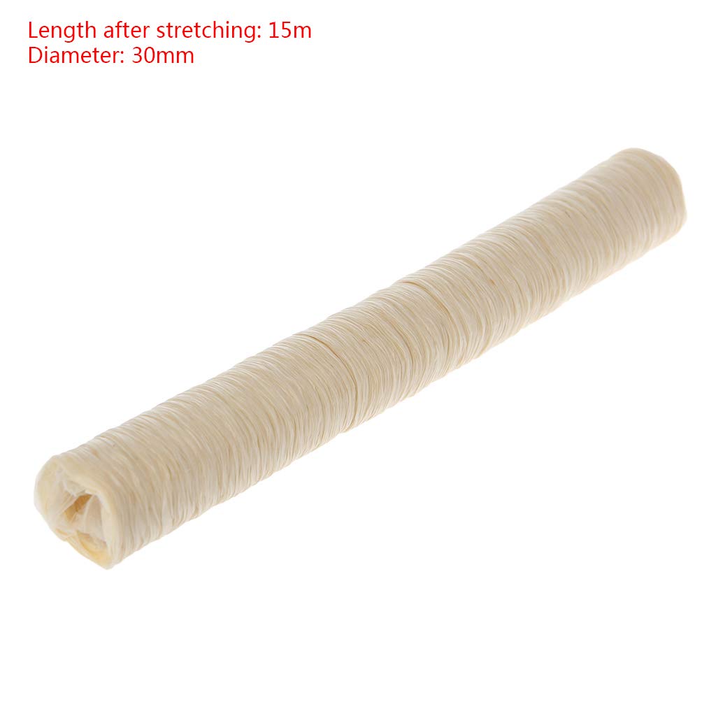 Buy Koehope Natural Collagen Sausage Casing 15M 30mm Sausage Casing Skins Cover for Fresh Hot
