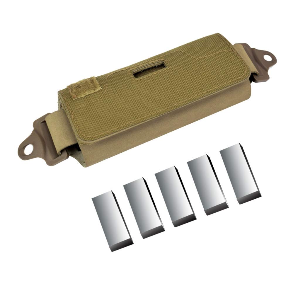 Helmet Weight Bag,Tactical Helmet Pouch Accessory Balancing Bag Pack with 5 Counter Weight Accessory Pouch