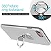ICONFLANG iPhone 8 Case,iPhone 7 Case,iPhone SE 2nd Generation Case, 360 Degree Rotating Ring Kickstand Shockproof Impact Protection Function Can Work with Magnetic Car Mount case 2018 – White Grey