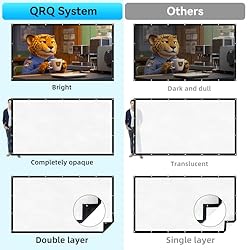 120 inch Projector Screen with Stand,2025