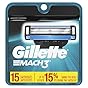 Gillette Mach3 Men's Razor Blades - 15 Refills