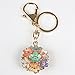 Kissweet Fashion Women Little Daisy Flower Ball Keychain Bag Pendant Charms