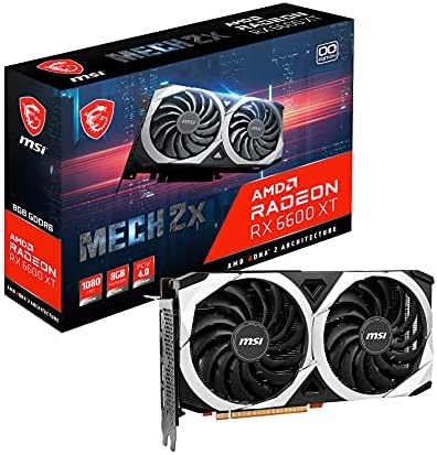Amazon.com: MSI Gaming AMD Radeon RX 6600 XT MECH 2X 8G OC 128-bit 