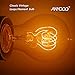 ANYQOO Edison Vintage A19 Victorian Antique Style Edison Bulb Light - 120 Lumens - 40 Watt - Dimmable - E26 Bulb Base - Classic loops Squirrel Filament Pack of 6