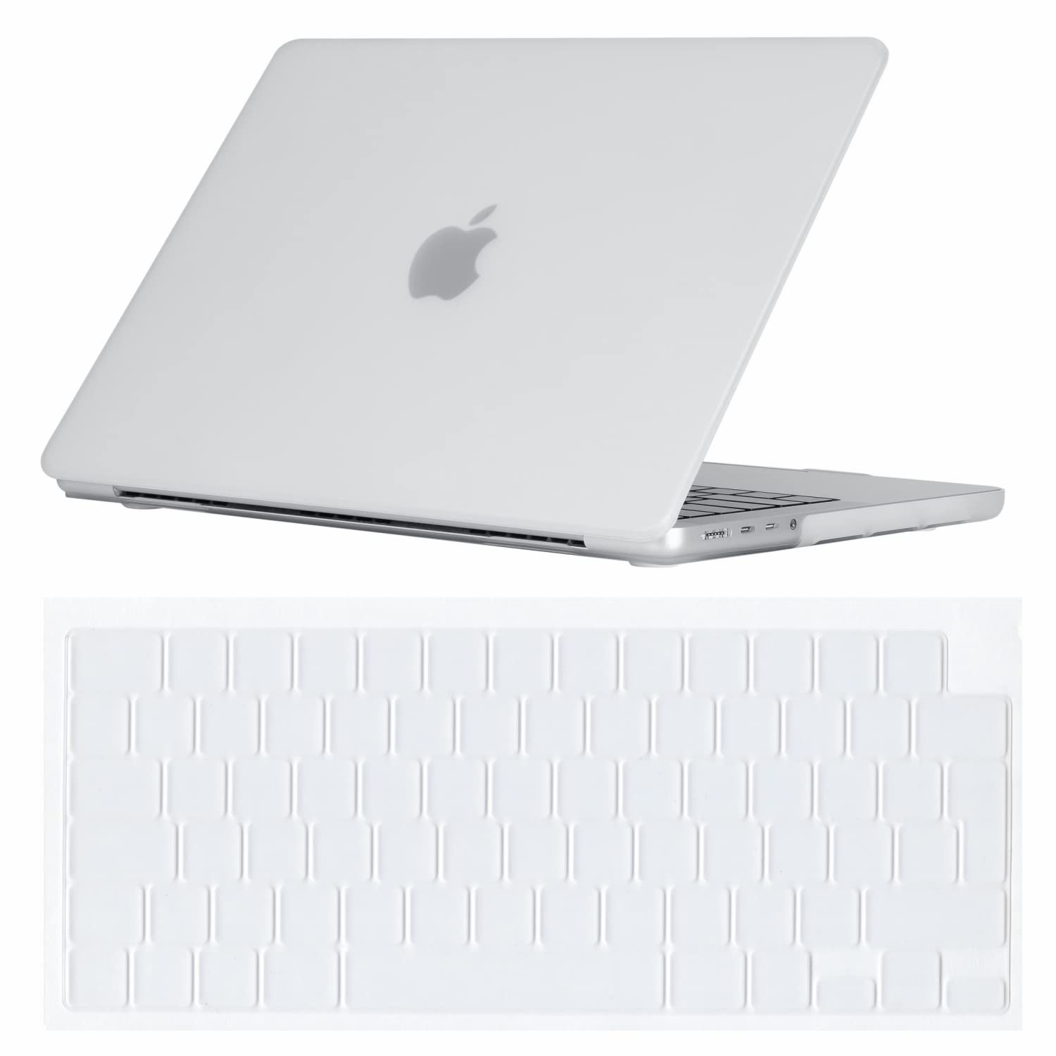 Se7enline Compatible with MacBook Pro 14 inch 2025 2024 2023 2022 2021 Hard Shell Case for Mac Pro 14-inch A2918 A2992 A3112 A3401 A2779 A3434 M5 M4 M3 M2 M1&Keyboard Skin,Matte Transparent — image 1