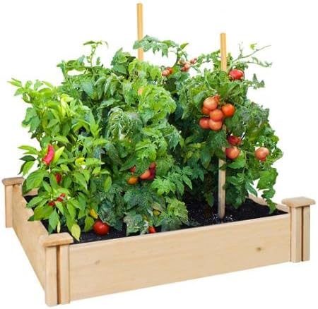 Greenes Fence 42" x 42" x 5.5" Cedar Raised Garden Bed