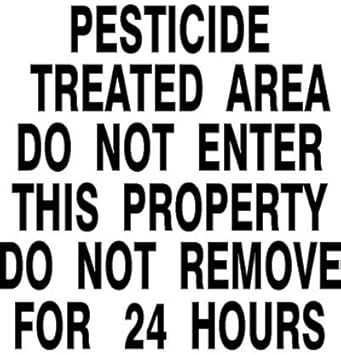 Pesticide Flags with Plastic Stakes: Amazon.ca: Patio, Lawn & Garden