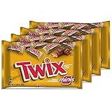 TWIX Caramel Minis Size Chocolate Cookie Bar Candy 11.5-Ounce Bag (Pack of 4)