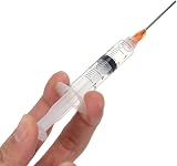 SKYPRO 5ml Syringes 5 Pack Luer Lock Blunt Needle Tips Plastic Dispenser view 5