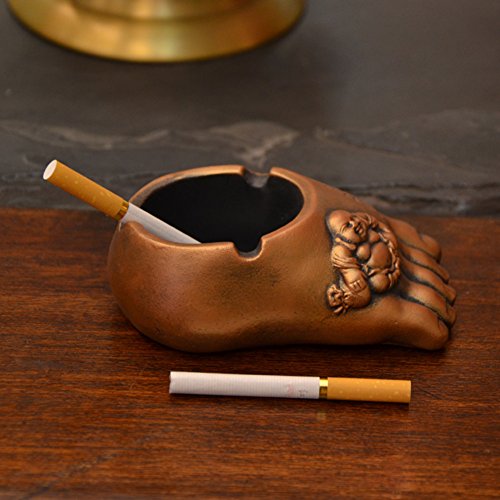 X&M Cement ashtray, Hotel folklore, Ashtrays for cigarettes outdoors smokeless Ashtray handmade-A 14x8x5cm(6x3x2)