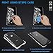 AMORNO iPhone X Waterproof Case, Underwater Full Sealed Cover Wireless Charging Support Snowproof Dirtproof Shockproof with Built-in Screen Protector for iPhone X Black