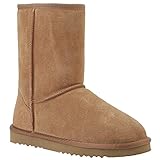 Veilante-Waterproof- Genuine- Leather- Winter-Warm Women Snow Boots Shoes