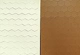 Cabinet Door Bumper Pads, Sheet of 110 (Brown)