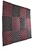 New Level 12 Pack- Burgundy/Charcoal Acoustic Panels Studio Foam Egg Crate 1