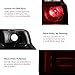 VIPMOTOZ Smoke Red Lens OE-Style Tail Light Lamp Assembly For 2006-2010 Jeep Commander, Driver & Passenger Side