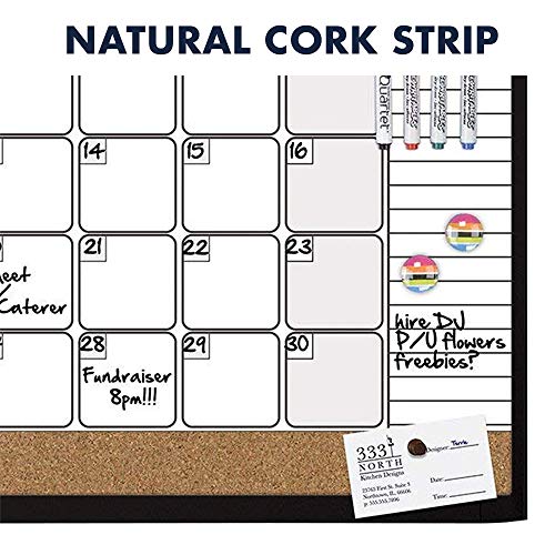 3 Quartet+Magnetic+Combination+Calendar+44202+BK