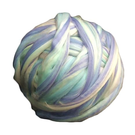 Chunky Garn super sperrig Armstricken Acryl Wolle Bernat Babydecke Garn Rolle weich flauschig große Roving für häkeln - blau 