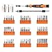 60 in 1 Screwdriver Set, Precision Driver 56 Bits Magnetic Professional Repair Tool Kit for PC/iPhone X, 8/Smart Phone/Tablet/Xbox/Clock DIY etc, with Extension Shaft Multitool Nut Driver T4 T5 T6 T7